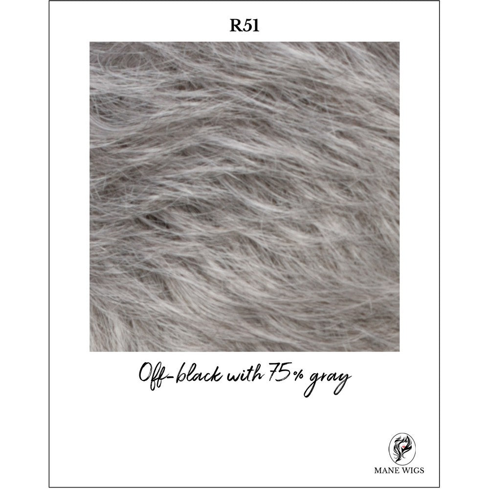 R51-Off-black with 75% gray