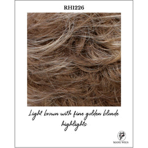 RH1226-Light brown with fine golden blonde highlights