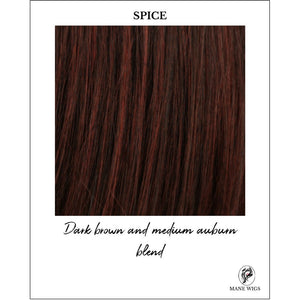 SPICE-Dark brown and medium auburn blend