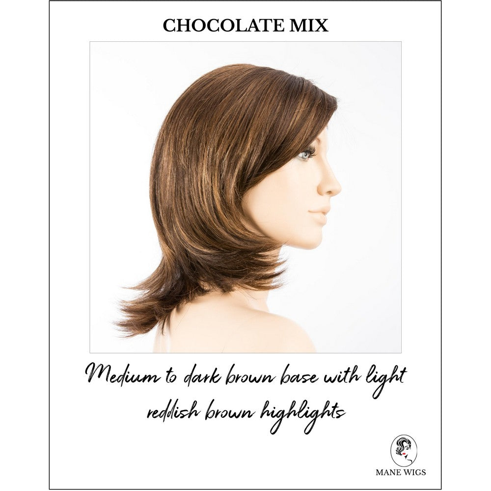 Ferrara by Ellen Wille in Chocolate Mix-Medium to dark brown base with light reddish brown highlights