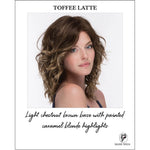 Load image into Gallery viewer, TOFFEE LATTE-Light chestnut brown base with painted caramel blonde highlights
