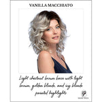 Load image into Gallery viewer, VANILLA MACCHIATO-Light chestnut brown base with light brown, golden blonde, and icy blonde painted highlights
