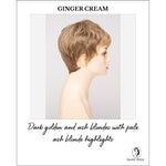 Load image into Gallery viewer, Fiona By Envy in Ginger Cream-Dark golden and ash blondes with pale ash blonde highlights
