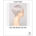 Load image into Gallery viewer, Fiona By Envy in Light Grey-Soft white blended with silver
