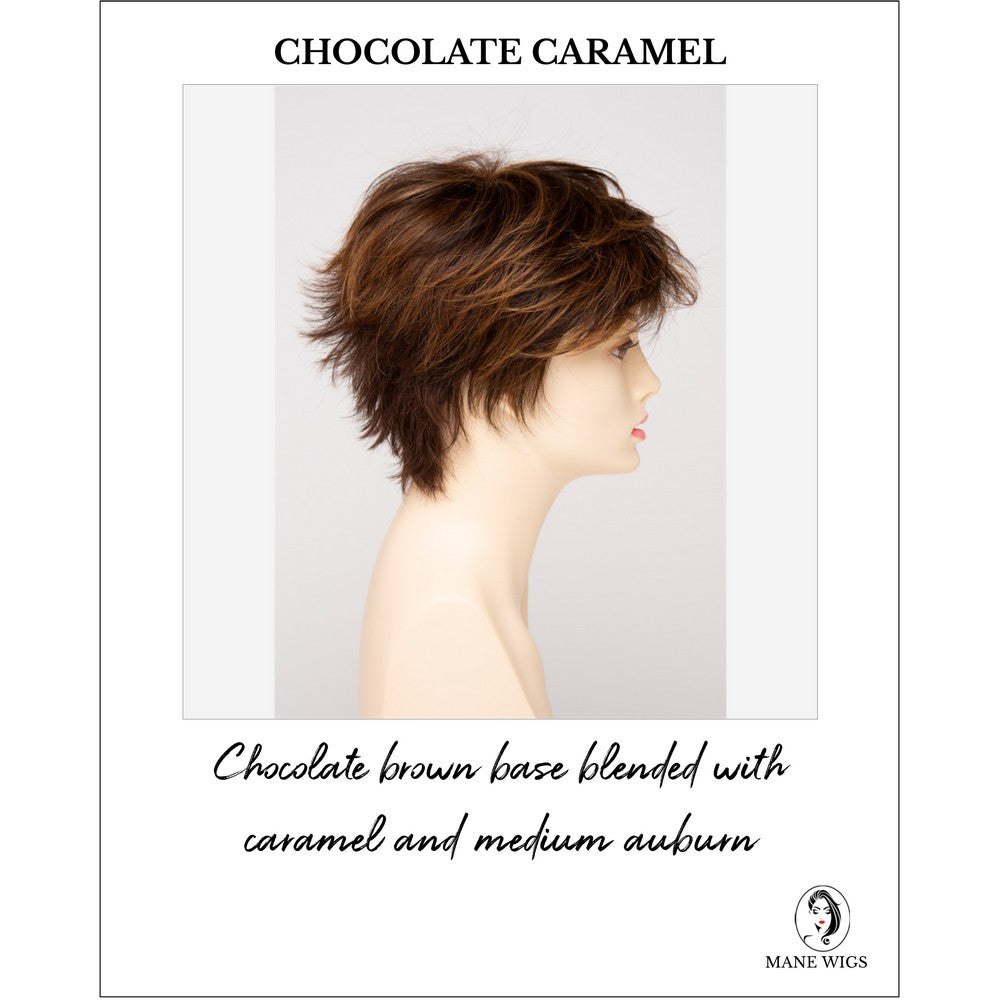 Flame By Envy in Chocolate Caramel-Chocolate brown base blended with caramel and medium auburn