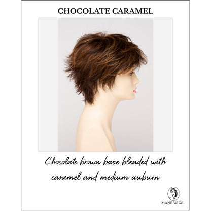 Flame By Envy in Chocolate Caramel-Chocolate brown base blended with caramel and medium auburn