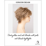 Load image into Gallery viewer, Flame By Envy in Ginger Cream-Dark golden and ash blondes with pale ash blonde highlights
