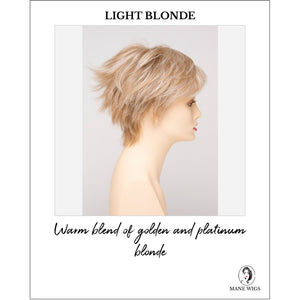 Flame By Envy in Light Blonde-Warm blend of golden and platinum blonde