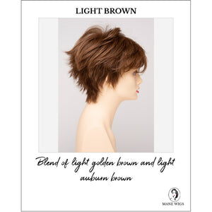 Flame By Envy in Light Brown-Blend of light golden brown and light auburn brown