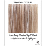 Load image into Gallery viewer, Frosty Blonde HL-Dark honey blonde with gold blonde and platinum blonde highlights
