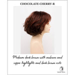 Load image into Gallery viewer, Gia by Envy in Chocolate Cherry-R-Medium dark brown with auburn and copper highlights and dark brown roots
