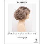Load image into Gallery viewer, Gia by Envy in Dark Grey-Dark brown, medium ash brown and medium gray
