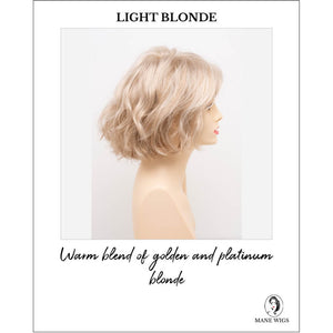 Gia by Envy in Light Blonde-Warm blend of golden and platinum blonde