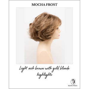 Gia by Envy in Mocha Frost-Light ash brown with gold blonde highlights