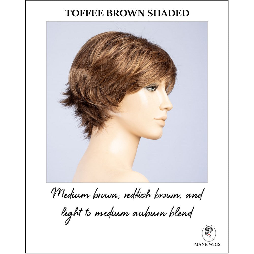Gilda by Ellen Wille in Toffee Brown Shaded-Medium brown, reddish brown, and light to medium auburn blend