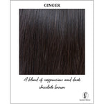 Load image into Gallery viewer, Ginger-A blend of cappuccino and dark chocolate brown
