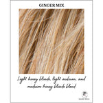 Load image into Gallery viewer, Ginger Mix-Light honey blonde, light auburn, and medium honey blonde blend
