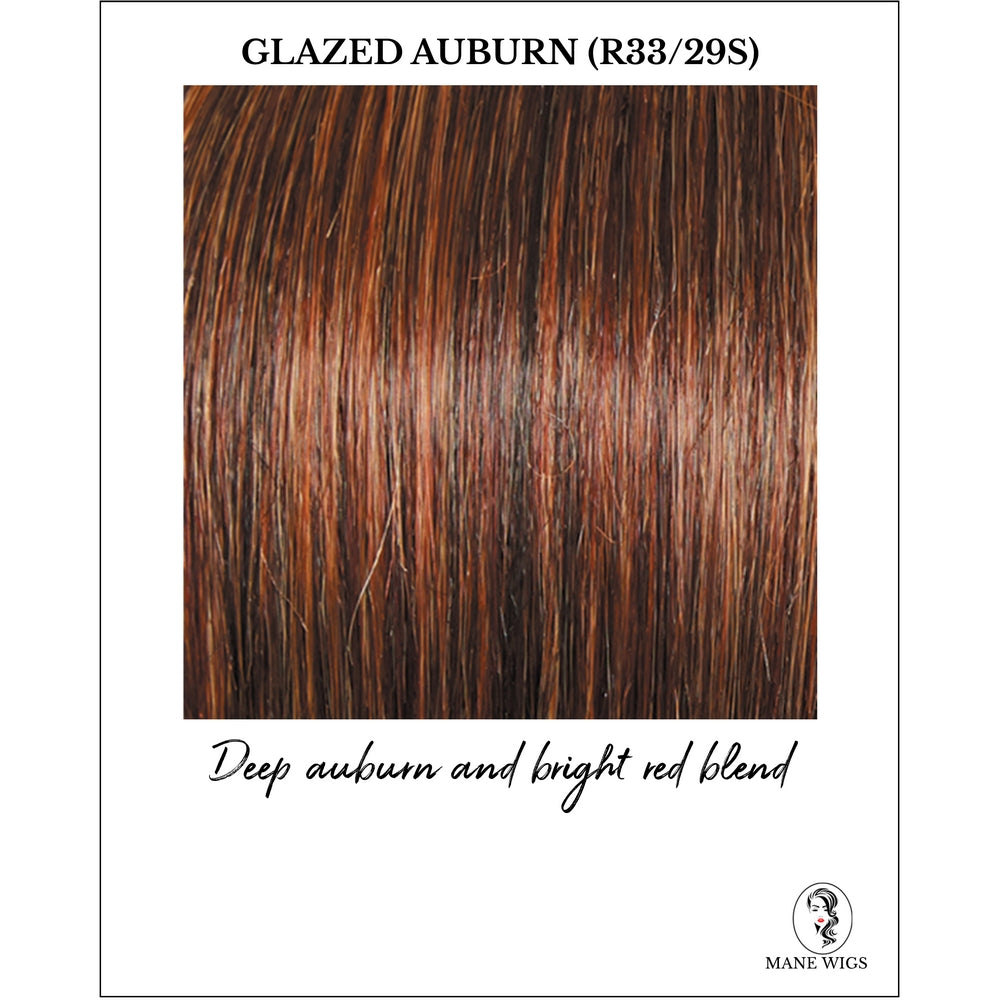 Glazed Auburn (R33/29S)-Deep auburn and bright red blend