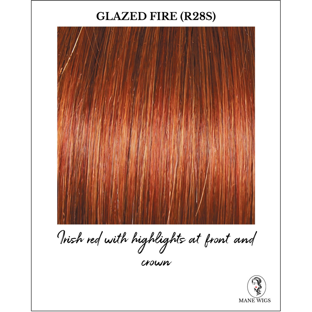Glazed Fire (R28S)-Irish red with highlights at front and crown