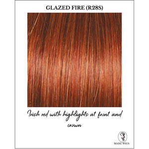 Glazed Fire (R28S)-Irish red with highlights at front and crown