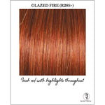 Load image into Gallery viewer, Glazed Fire (R28S+)-Irish red with highlights throughout
