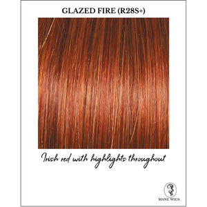 Glazed Fire (R28S+)-Irish red with highlights throughout
