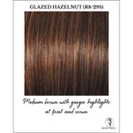 Load image into Gallery viewer, Glazed Hazelnut (R8/29S)-Medium brown with ginger highlights at front and crown
