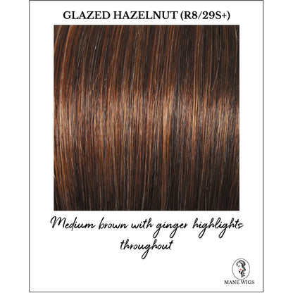 Glazed Hazelnut (R8/29S+)-Medium brown with ginger highlights throughout