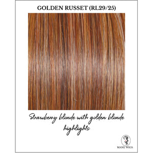 Golden Russet (RL29/25)-Strawberry blonde with golden blonde highlights