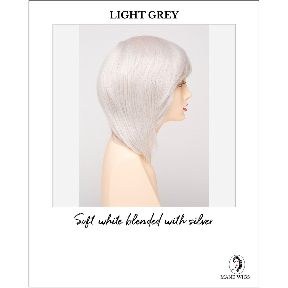 Grace By Envy in Light Grey-Soft white blended with silver