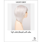 Load image into Gallery viewer, Grace By Envy in Light Grey-Soft white blended with silver
