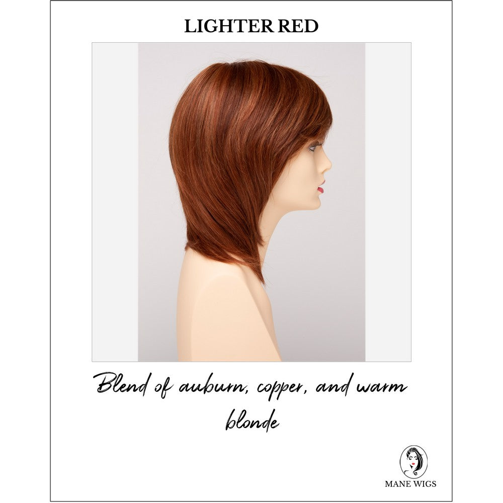 Grace By Envy in Lighter Red-Blend of auburn, copper, and warm blonde