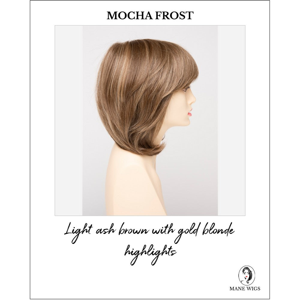 Grace By Envy in Mocha Frost-Light ash brown with gold blonde highlights
