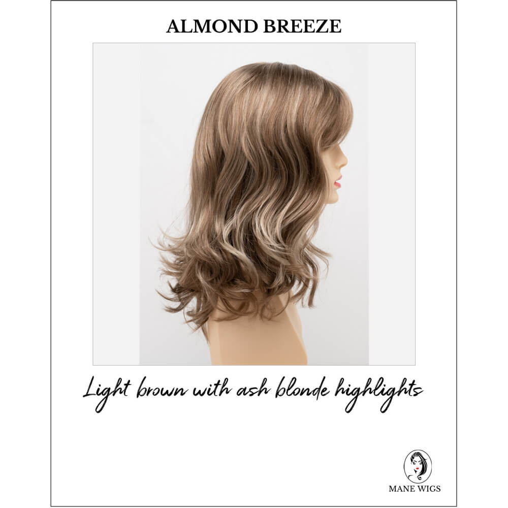 Harmony by Envy in Almond Breeze-Light brown with ash blonde highlights