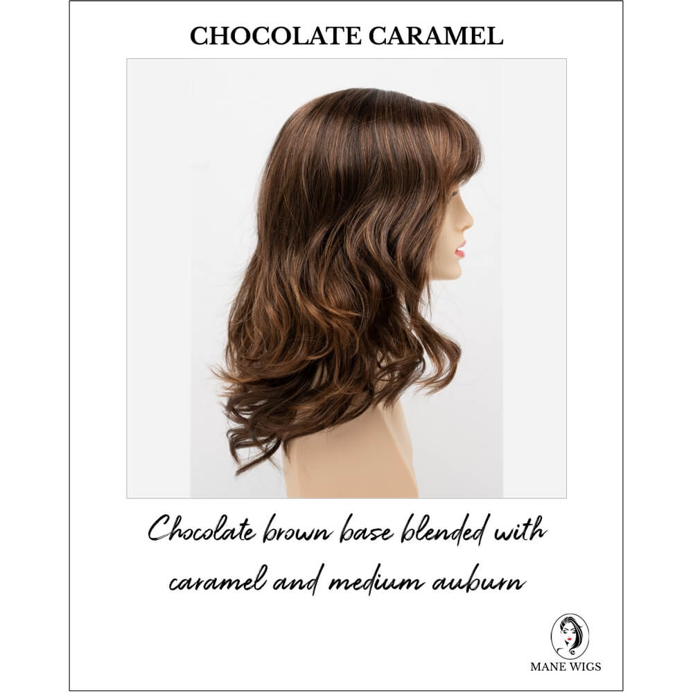 Harmony by Envy in Chocolate Caramel-Chocolate brown base blended with caramel and medium auburn