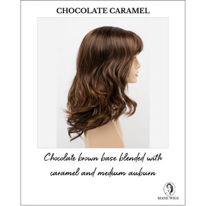 Harmony by Envy in Chocolate Caramel-Chocolate brown base blended with caramel and medium auburn