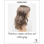 Load image into Gallery viewer, Harmony by Envy in Dark Grey-Dark brown, medium ash brown and medium gray
