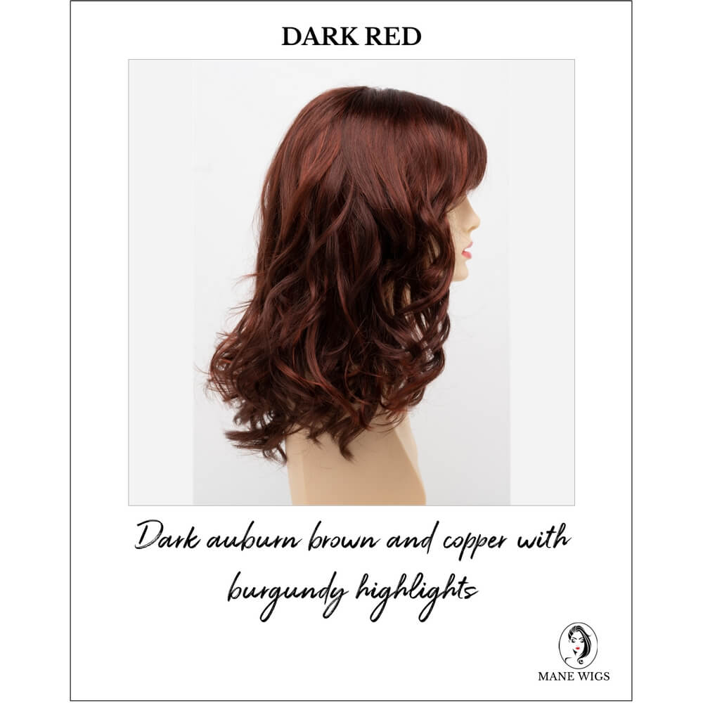 Harmony by Envy in Dark Red-Dark auburn brown and copper with burgundy highlights