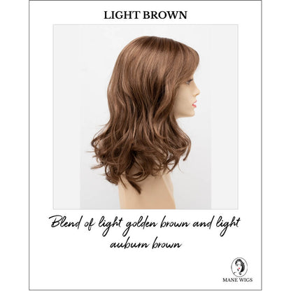 Harmony by Envy in Light Brown-Blend of light golden brown and light auburn brown