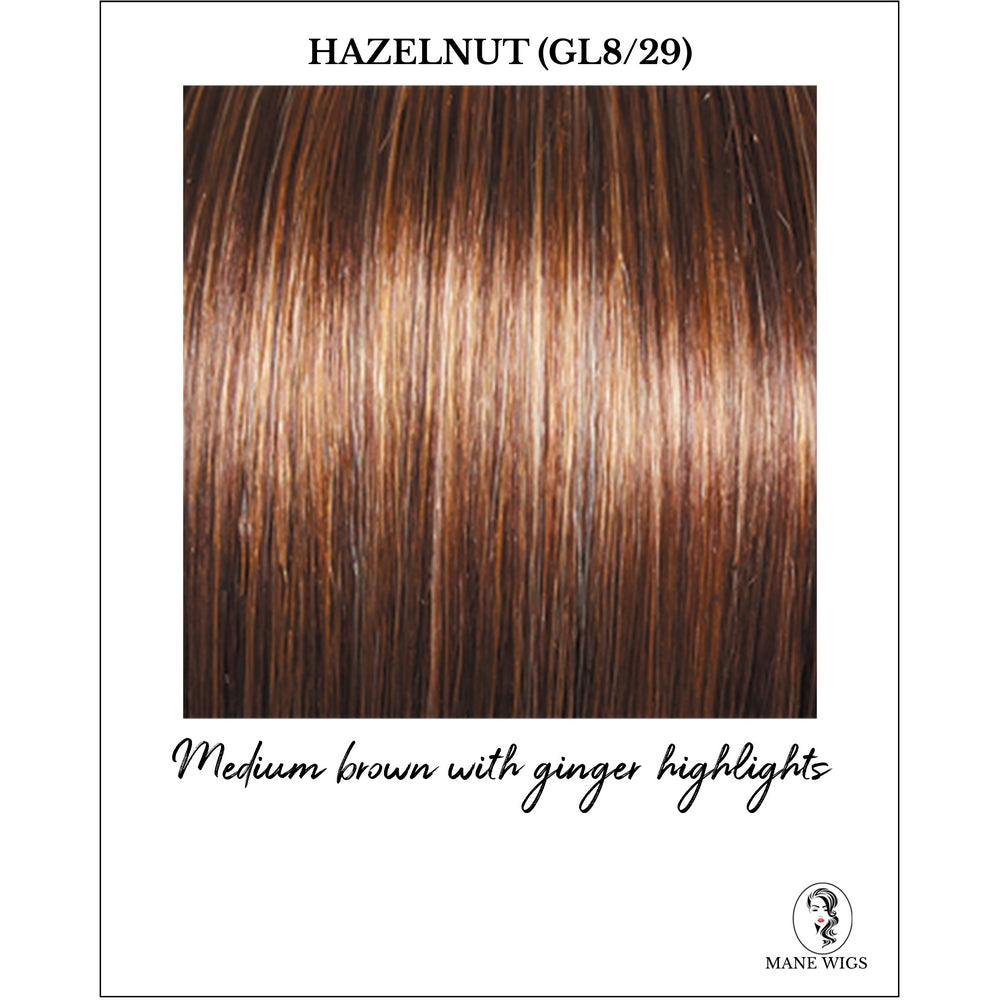 Hazelnut (GL8/29)-Medium brown with ginger highlights