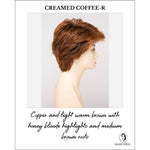 Load image into Gallery viewer, Heather By Envy in Creamed Coffee-R-Copper and light warm brown with honey blonde highlights and medium brown roots
