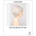 Load image into Gallery viewer, Heather By Envy in Light Grey-Soft white blended with silver
