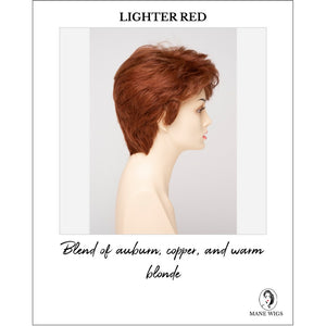 Heather By Envy in Lighter Red-Blend of auburn, copper, and warm blonde