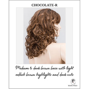 Heaven by Ellen Wille in Chocolate-R-Medium to dark brown base with light reddish brown highlights and dark roots