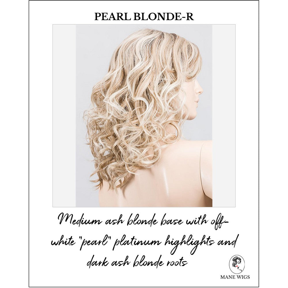 Heaven by Ellen Wille in Pearl Blonde-R-Medium ash blonde base with off-white "pearl" platinum highlights and dark ash blonde roots