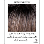 Load image into Gallery viewer, Honey Breeze-R-A blend of cool, honey blonde and a multi-dimensional medium brown with darker brown roots
