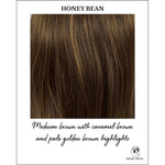 Load image into Gallery viewer, Honey Bean-Medium brown with caramel brown and pale golden brown highlights
