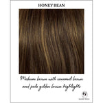 Load image into Gallery viewer, Honey Bean-Medium brown with caramel brown and pale golden brown highlights
