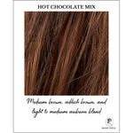 Load image into Gallery viewer, Hot Chocolate Mix-Medium brown, reddish brown, and light to medium auburn blend

