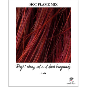 Hot Flame Mix-Bright cherry red and dark burgundy mix